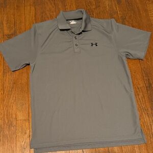Under Armour Men's Charcoal Polo Shirt S/M